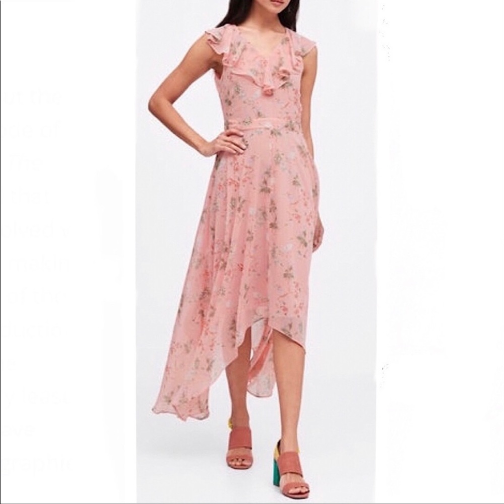 Banana Republic pink floral dress